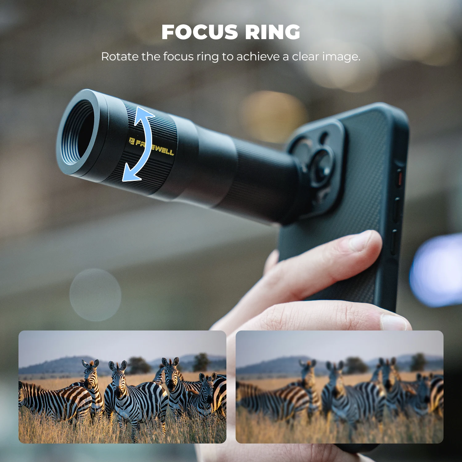 Pro Filmmaker Lens Kit 6-Pack Compatible 17MM Thread Mount Phone Case & Cage Sma