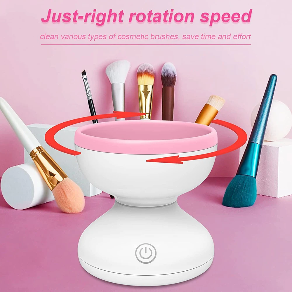 Description Picture 6 of itemNEW Electric Makeup Brush Cleaner Beauty Tool Powder Puff Beauty Egg Automatic Deep Cleaning Box Makeup Brush Cleaning Artifact
