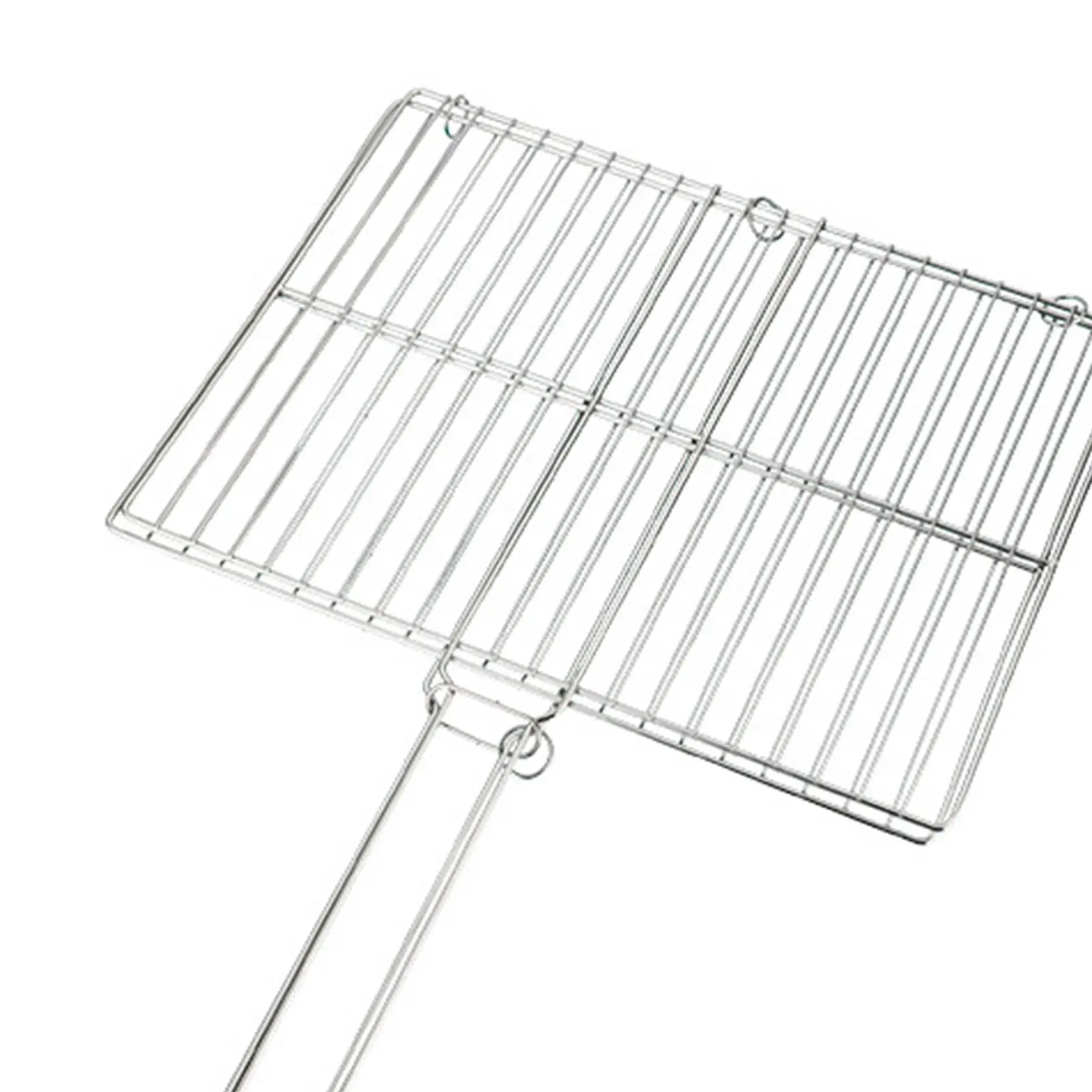 Grill Basket Grilled Fish Clip Portable Foldable Durable Lightweight Barbecue Rack BBQ Fish Grilling Basket for Gifts Camping