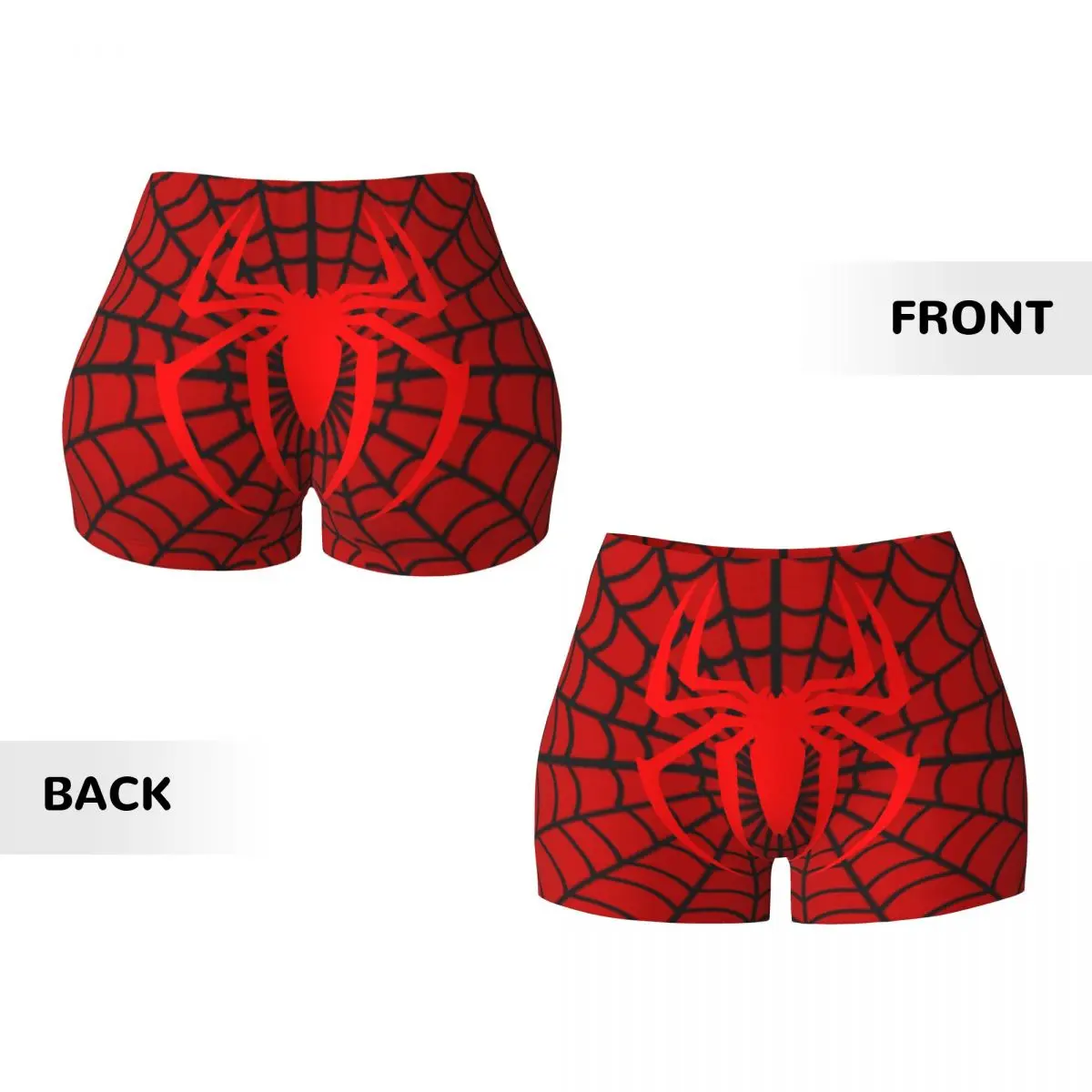 Yoga Shorts Fitness Shorts Running Shorts Cycling Shorts Women Spiderman Cartoon