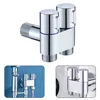 Toilet Water Diverter G1/2 1 In Two Out Double Control Washing Machine Faucet Toilet Triangle Valve Toilet Companion Angle Valve 1