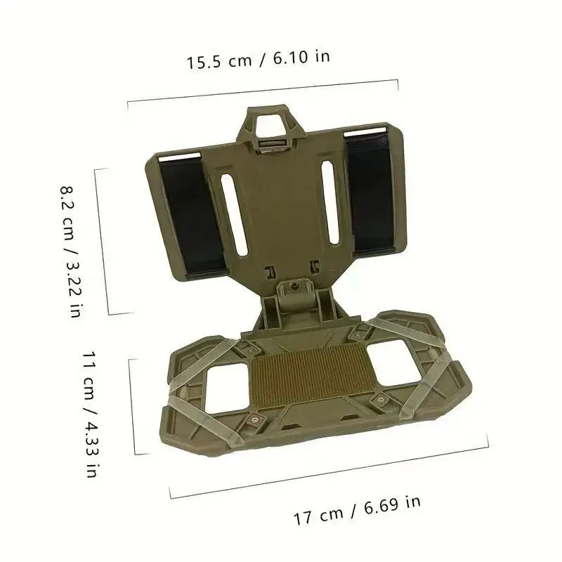 NEW Tactical MOLLE Folded Navigation Board Mobile Phones Navigator Holder Vest Chest Bag Admin Panel Hunting Vest Accessories