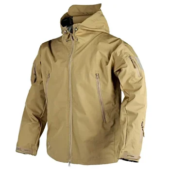 Men's Outdoor Jacket - Tactical Jackets - Waterproof US Camo Coat - Wear Resistant Airsoft Men's Clothing - Windbreaker Hunting Jacket 6