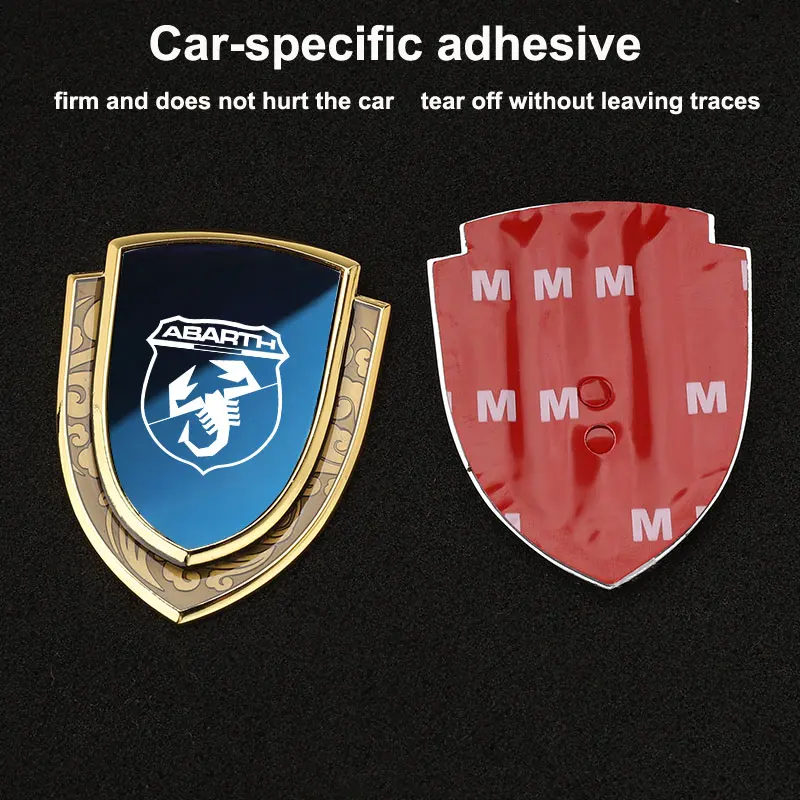 Emblemi Adesivi Per Auto Scudo Laterale Car Styling Logo Badge Auto Body Sticker Per Fiat Abarth 595 Abarth 500 Abarth 124 Spider Car