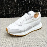 Fashion Breathable Vulcanized Non-slip  Running Outdoor Casual Sneakers Round Toe Thick Bottom Business Leisure Walking Loafers 1