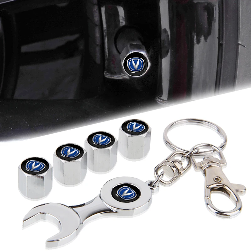 For Acura logo Tire Wheel Valve Cap stems & Keychain TSX RSX RL TL ZDX MDX RDX