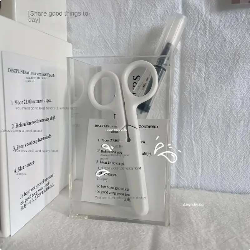미니 흰색 가위, 휴대용 스테인레스 스틸 블레이드 종이 절단기, 수제 문구류, 사무실 학교용 선물