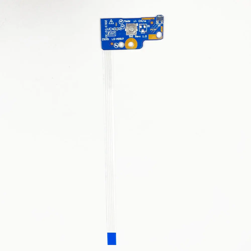 

Для HP 15-R 15-G 15-H 15-S 250 G3 255 G3 G4 G5 TPN-C117 TPN-C113 плата кнопки питания для ноутбука с кабельным переключателем