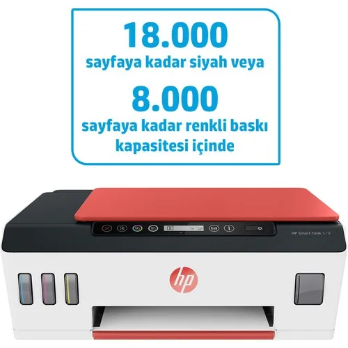 HP impresora de tanque inteligente 519 3 YW73A, máquina de impresión  multifuncional a Color con WiFi, copiadora y escáner|Impresoras| -  AliExpress