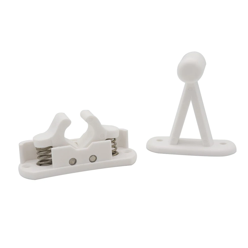 RV Motorhome Door Lock Stopper Clip Latch Door Retainer Stopper Door Locker Retainer Catch for Caravan Motorhomes Boat Camper RV