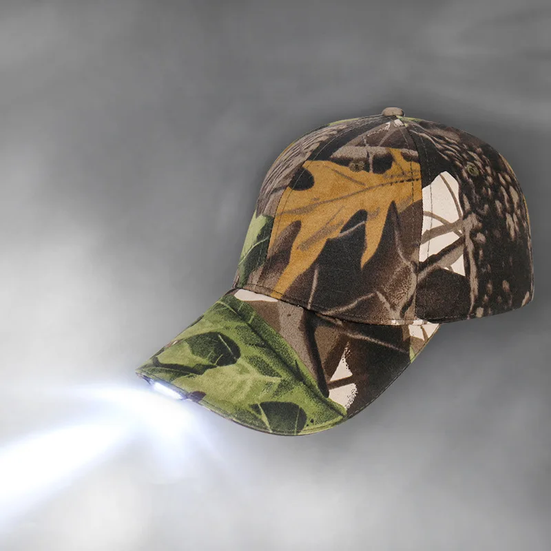 Trendy Induction LED Light Luminous Baseball Caps In Dark Reading Fishing Jogging Sport Hat Camping USB Charging for Men Women 4