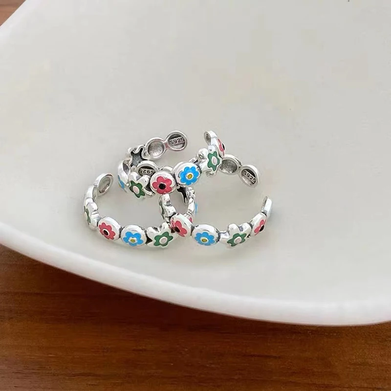 패션  불규칙한 맞춤 반지 반짝 이는 손가락 반지 여성을위한 파티 선물 파인 쥬얼리