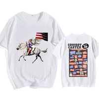 Cowboy Carter Beyoncée T-shirt Graphic Printing Tee-shirt Cotton Short Sleeve Summer Tshirts Women/Men Clothing Streetwear Girls 2