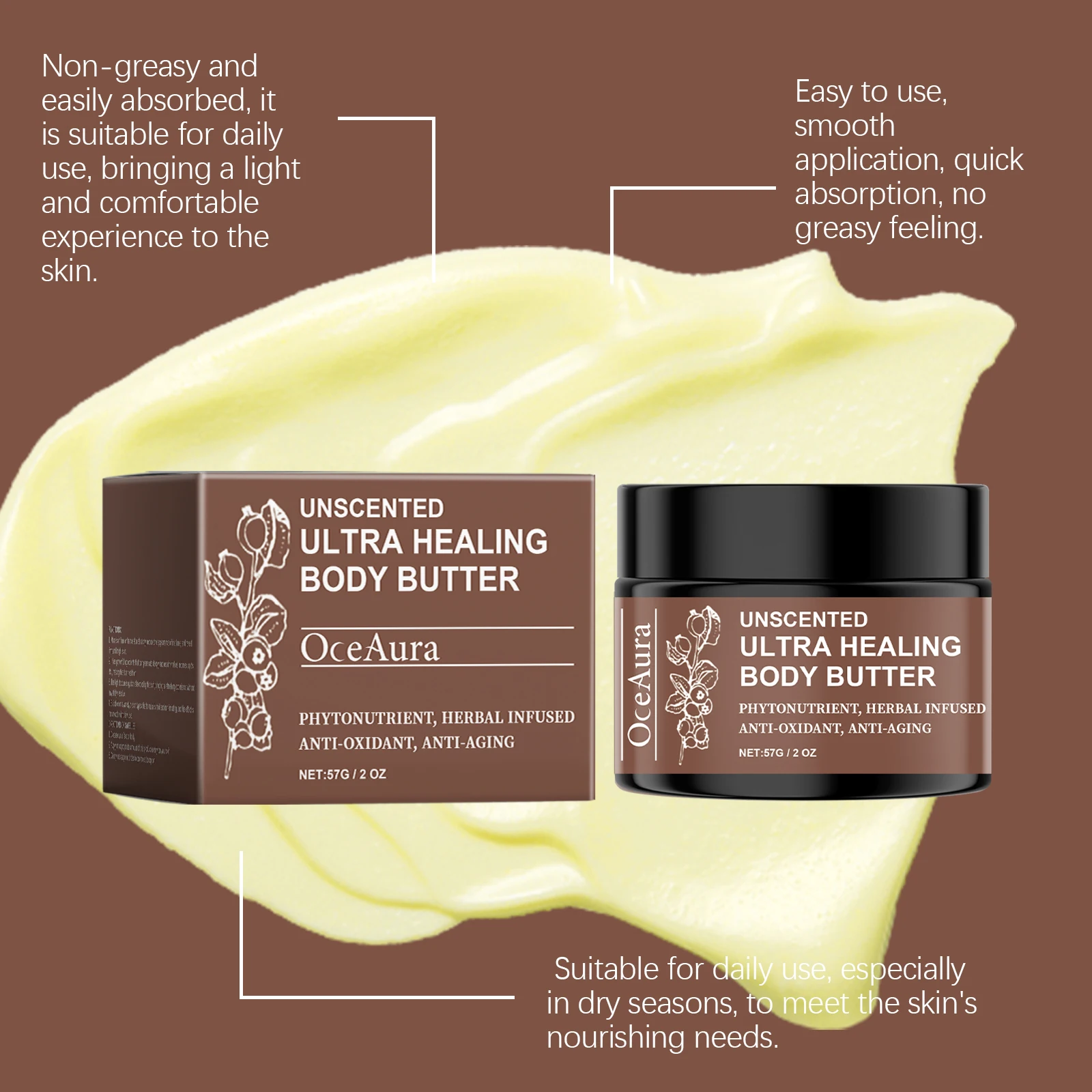 Moisturizing Body Lotion Dry Skin Smooth Increase Elasticity Nourishing Whitening Refreshing Non Greasy Rejuvenating Body Cream 4