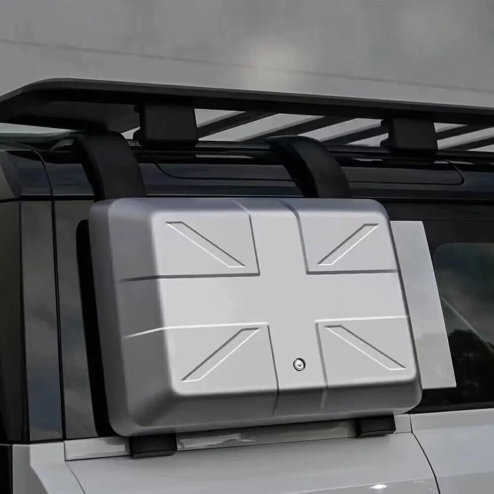 

White Exterior Side Mounted Gear Box Carrier Fits For Defender 90 110 130 2020-2023