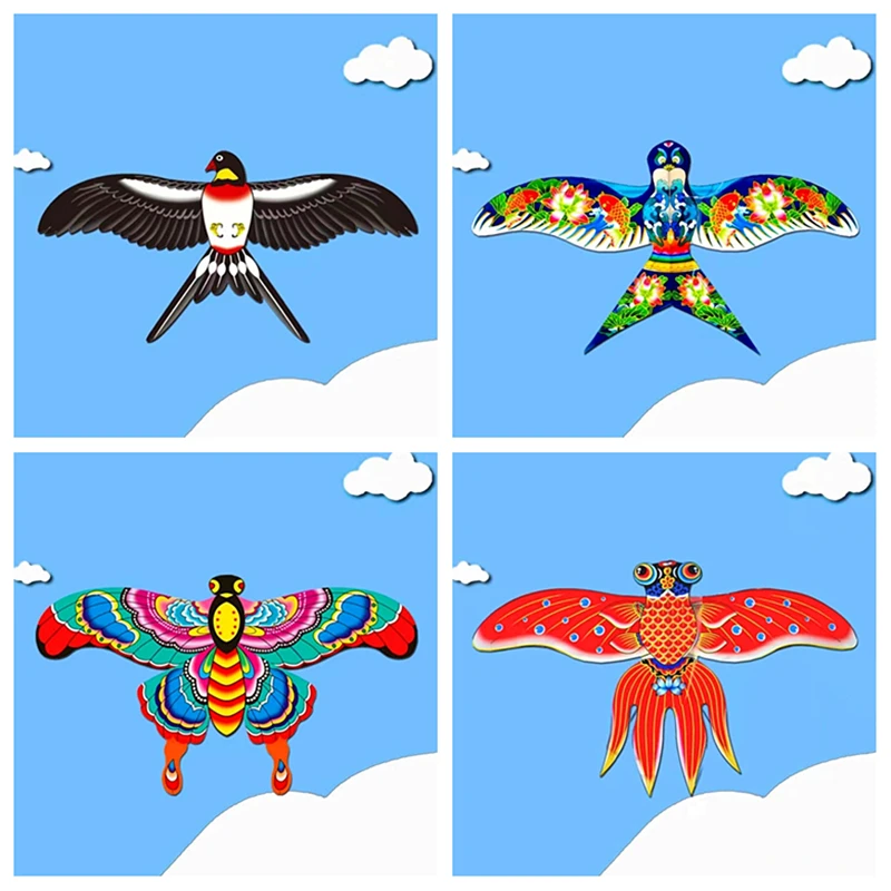 

Free Shipping PE kites mini kites for kids kites string line pocket kites fun children kites factory outdoor game Kite surfing