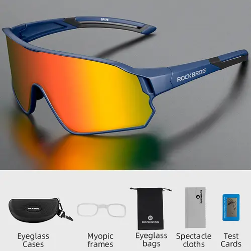 ROCKBROS Polarized Bike Glasses UV400 Sun Protection Cycling Sunglasses Ultralight Large Frame MTB Road Bicycle Eyewear Glasses - Image 14