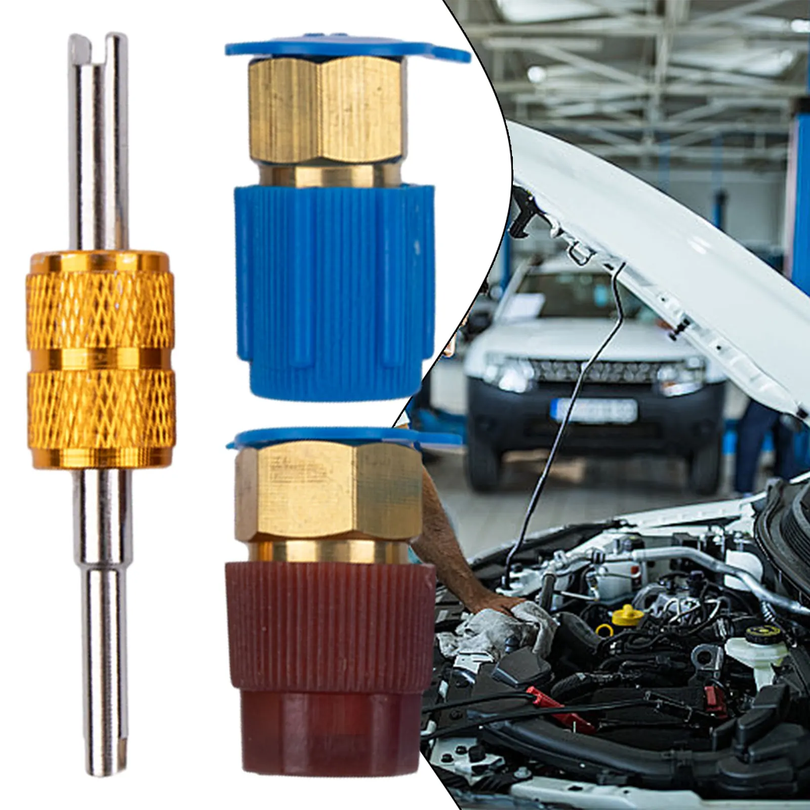 

2 шт., быстроразъемный соединитель R12 в R134AAdapter