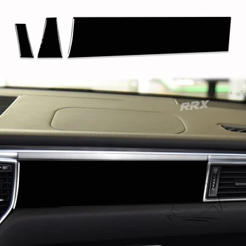 Copertura Decorativa per Pannello di Controllo Centrale per MACAN 2014-2018, Accessori Auto in Nero Lucido