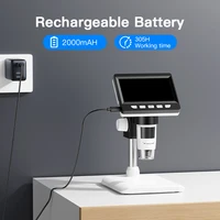 4.3 Inch Digital Microscope 1080P 50-1000x Coin Microscopio 2000mAh Soldering Microscope for Electronics Repair PCB PC Laptop 6
