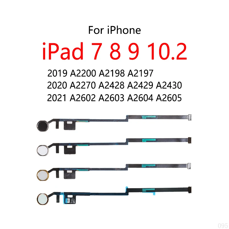 

Original Home Button Fingerprint Scanner Touch ID Menu Return Sensor Flex Cable For iPad 7 8 9 2019 2020 2021 10.2"