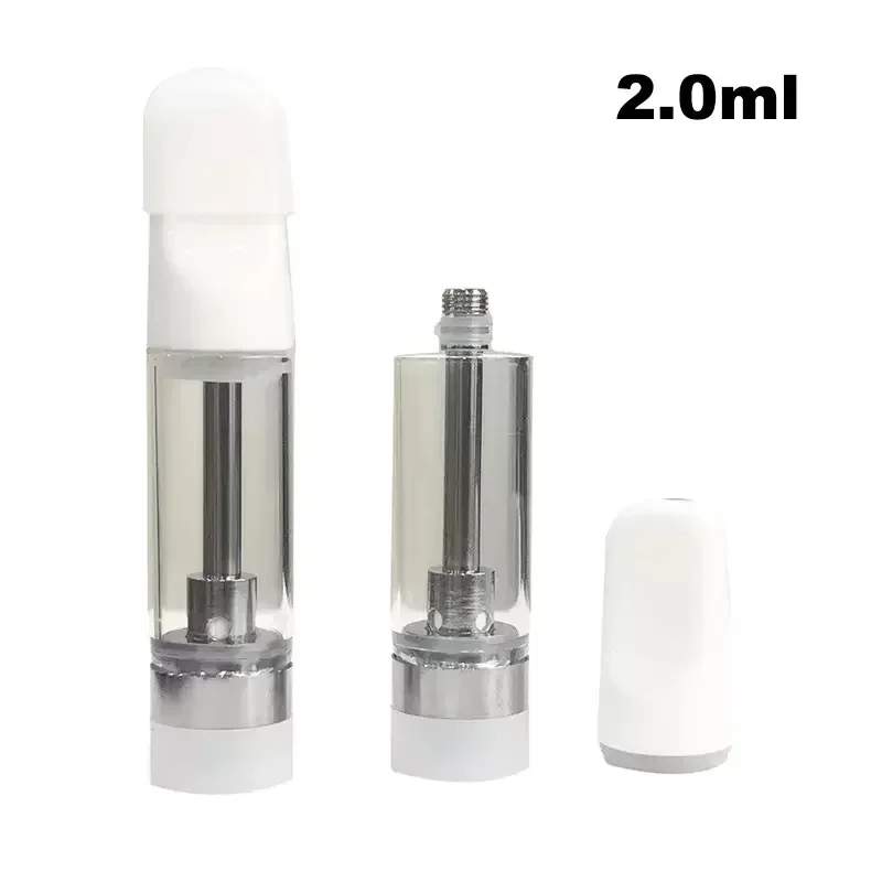 

10pcs 2ml Vape Cartridges CC-ELL Atomizer Carts Ceramic Coil Thick Oil Cartridge Tank for 510 Thread Vape Battery Slim Pen Vaper