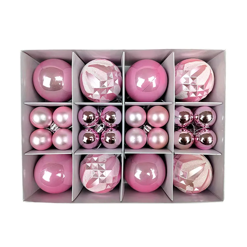 40pcs Christmas Tree Balls Bright Light Christmas Decorations Adornos Navidad 2023 New Xmas Tree Ornaments Set for Home Party