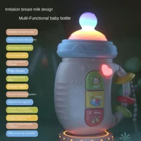 Baby Toys educational Newborn Light Music Electric Comfort Bottle Rattle Chinese English Early Education Mobile toddler toys 1