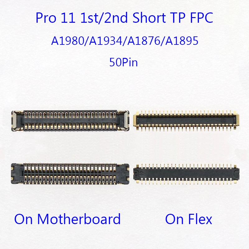 LCD displej FPC konektor pro ipad pro 11 první A1980 a1934/2nd A2228 a2230/pro 12.9 3rd A1876 a1895/4th A2229 A2069 dotek obrazovka