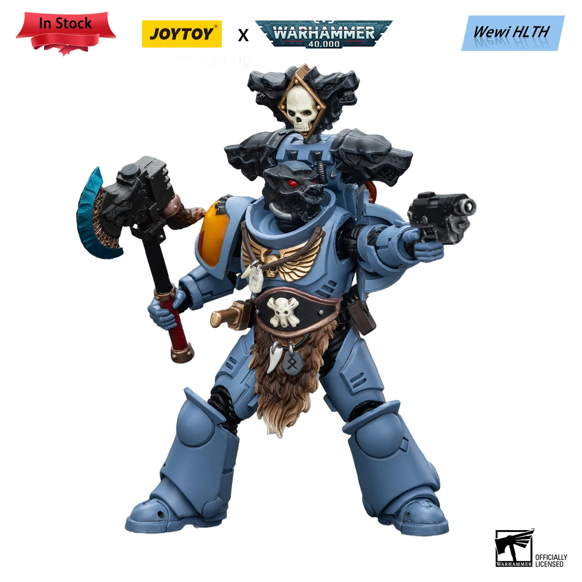 

[В наличии] экшн-фигурка JOYTOY1/18 аниме Warhammer 40k Космос морской пехоты Космические Волки набор когтей брат Олаф Коллекционная модель
