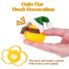 Christmas Rubber Duck Car Duck Ornaments Yellow Duck Car Dashboard Decorations for Christmas Decor and Home Decoration 5