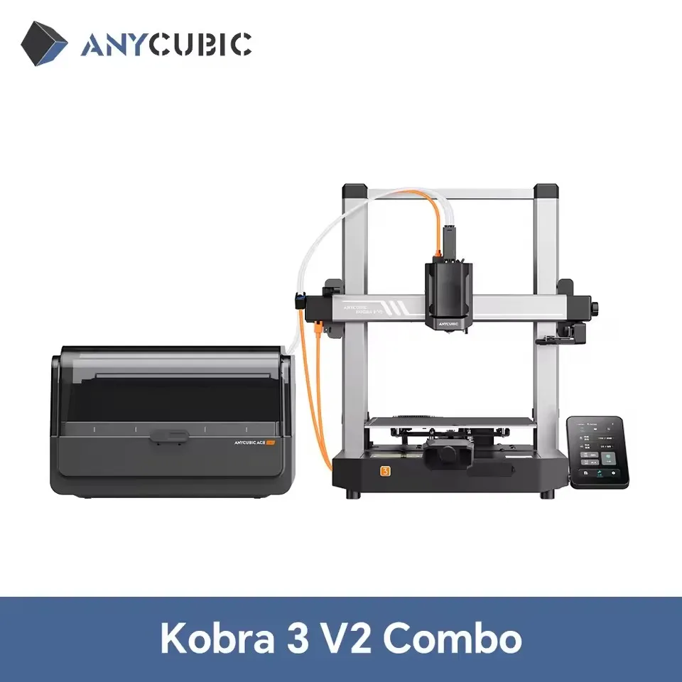 New！ANYCUBIC Kobra 3 V2 Combo 600mm/s Fast Printing 3D Printer 8