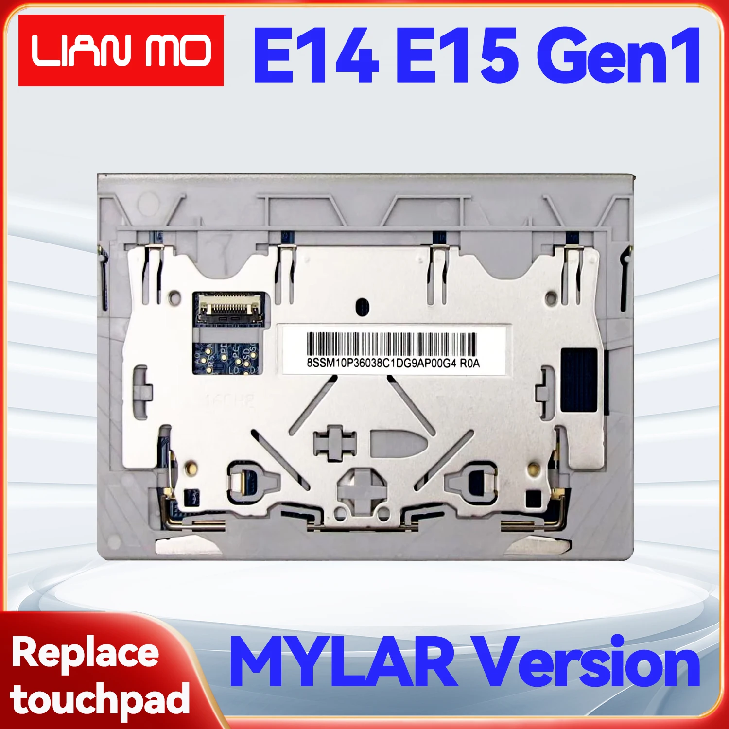 Suitable for Lenovo ThinkPad E14 E15 Gen1 Silver Touchpad Clickpad Mouse pad SM10P36038 SM10P36039 SM10P36040 01YU063 01YU064