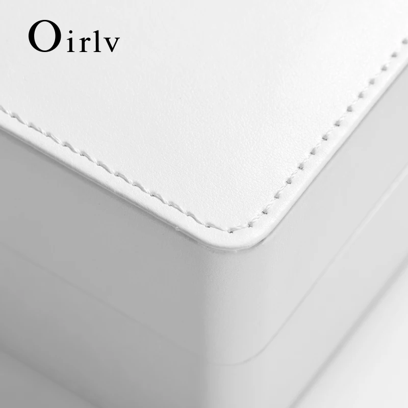 Oirlv 럭셔리 싱글 시계 상자 프리미엄 PU 가죽 케이스 부드러운 벨벳 안감 세련된 보관/디스플레이 선물 상자, 모든 시계 크기에 적합