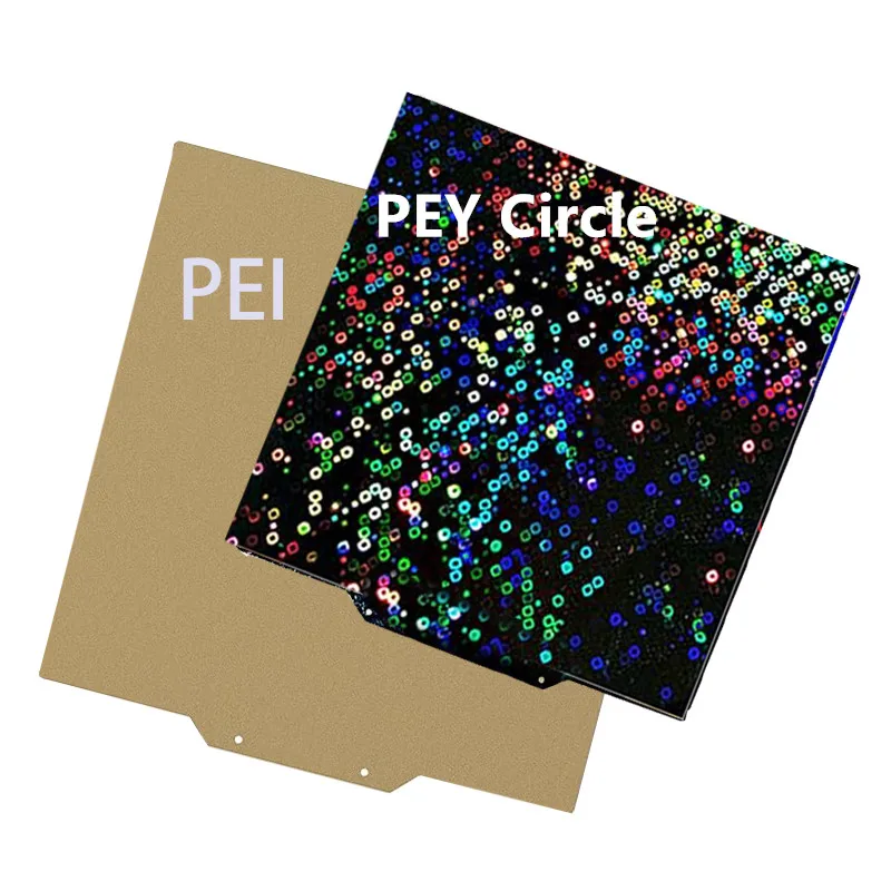 ENERGETIC For Anycubic Vyper PEI PEY Circle Build Plate 265x250mm Double Sided Textured/Smooth PEI PEO Chameleon Magnetic Bed