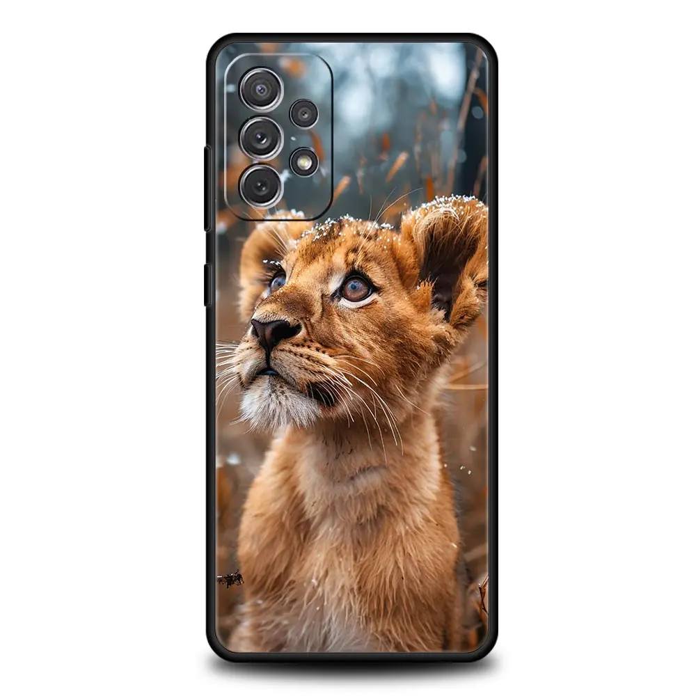 Lion Alpha Male Cub Design Phone Case