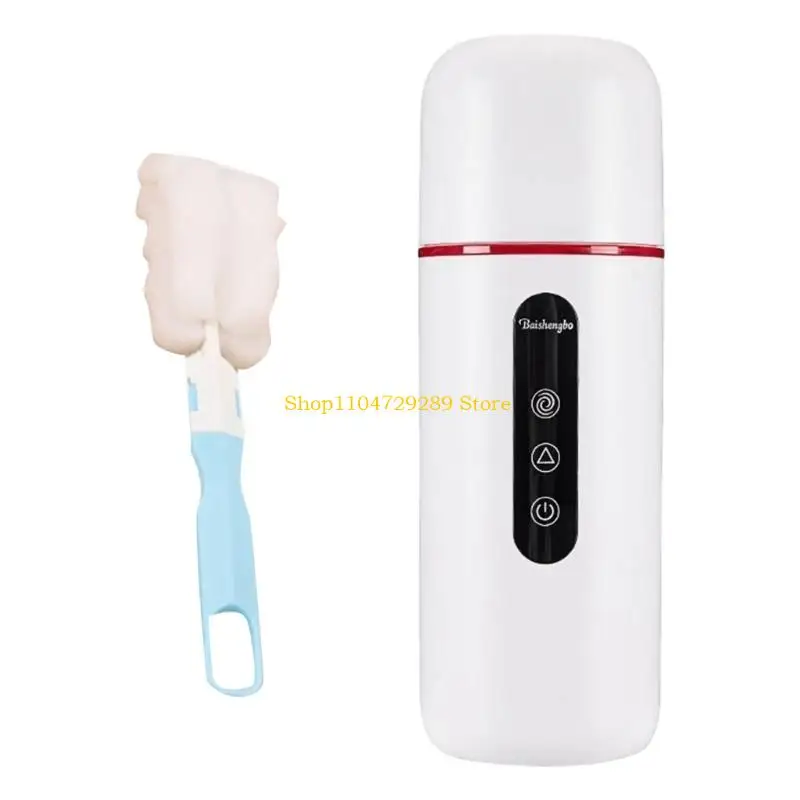 D8KE 500ml 자동차 가열 케틀 누출 방지 디자인 커피 및 음료를 쉽게 휴대 할 수 있습니다.