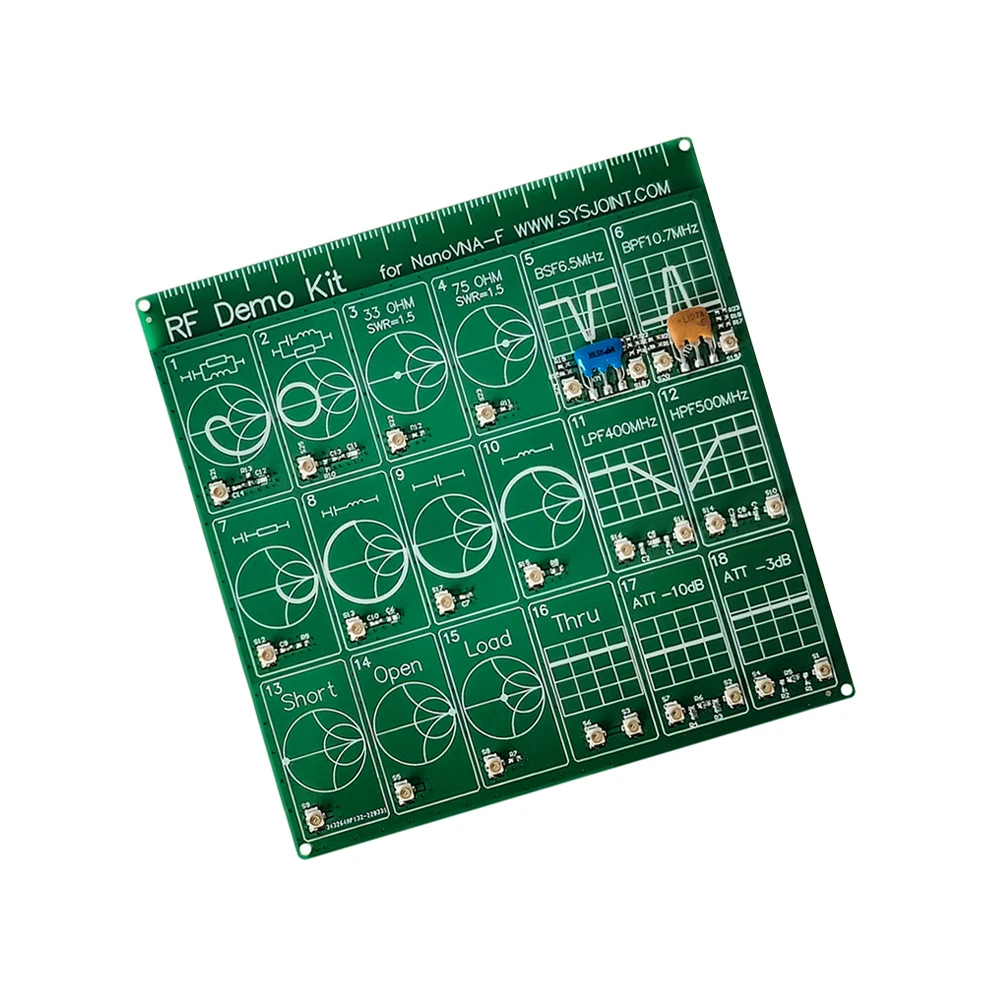 RF Demo Kit NanoVNA RF Test Module 18 Functional Module Vector Network Analyzers Electrical Instruments Filter/Attenuator Module 2