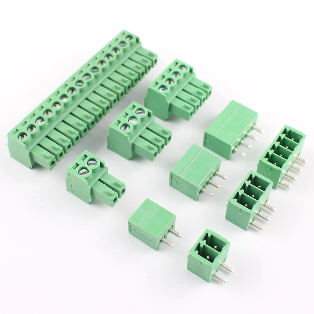 40 pcs Angle 9pin/way Pitch 3.81mm Screw Terminal Block Connector Green Color Pluggable Type with angle pin 40 pcs Angle 9pin/way Pitch 3.81mm Screw Terminal Block Connector Green Color Pluggable Type with angle pin