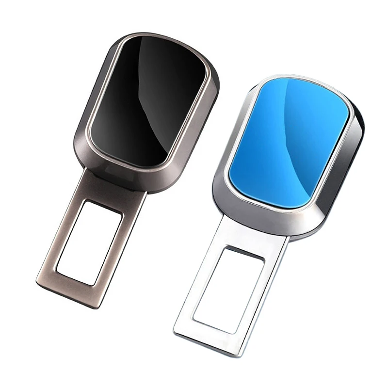 Car Safety Belt Buckle Extension Clip Seat Belt Buckle Metal Socket Plug Extender Tool One Button To Release Insert Socket