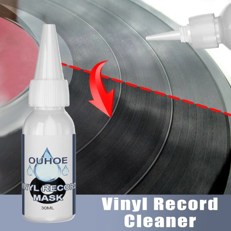 Vinyl Records Professional Cleaner Dust Removal Anti-static Detergent Vinyl Records Cleaning Liquids Dust Cleaner B03E