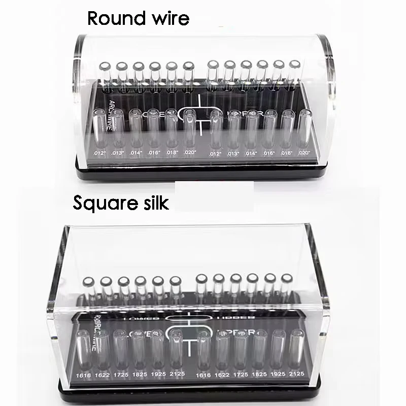 Orthodontic Bow Box Square Wire Round Wire Sorting Frame Pre-Formed Bow Placing Box Nickel-Titanium 1pcs