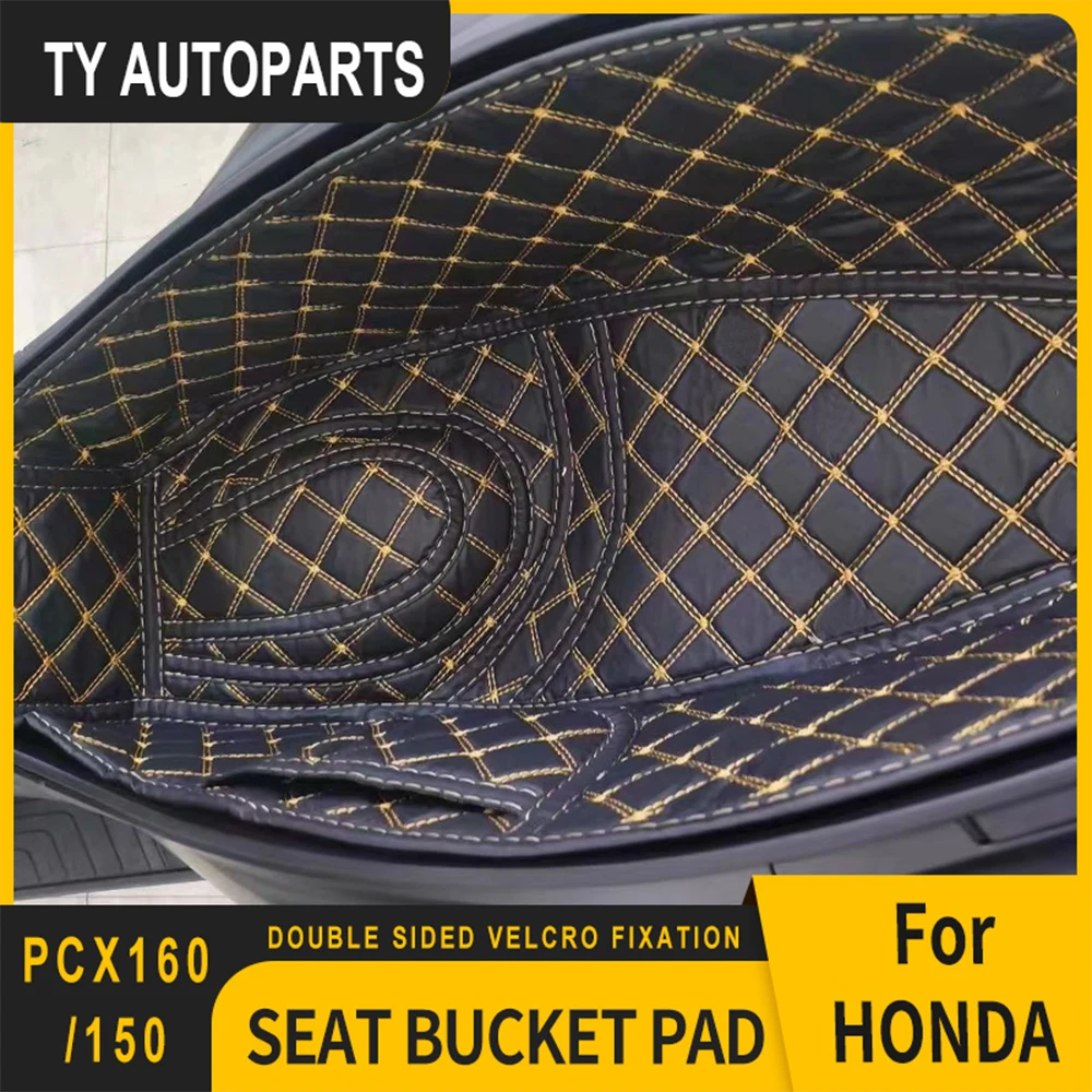 PU Rear Trunk Cargo Liner Protector for H-onda PCX125 PCX150 ADV150 PCX160 PCX 150 125 160 Motorcycle motorcycle trunk pad,motorcycle trunk protector,motorcycle trunk liner