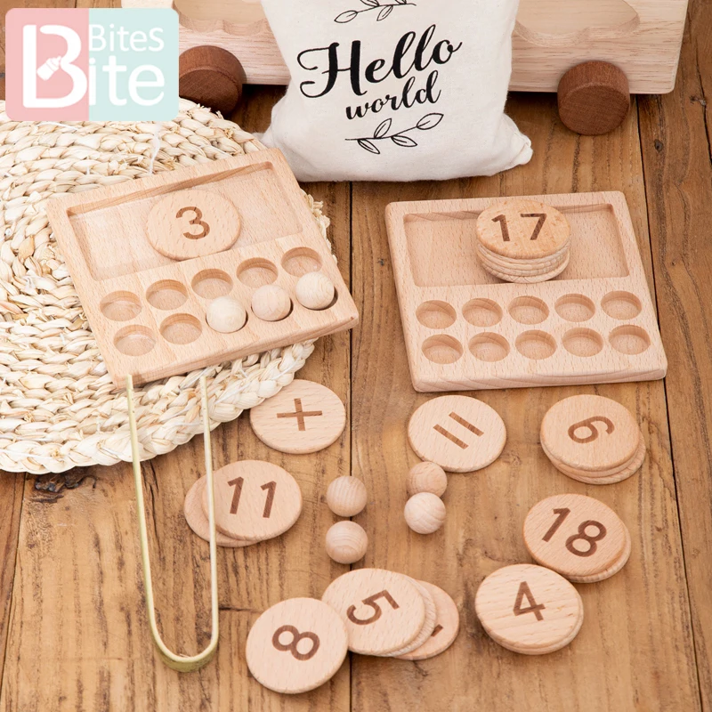 Educational Toys Board Games Math Toys Learning Puzzle Toys Learning Board Toy Montessori Digital Board for Girls Boy Tracing Board