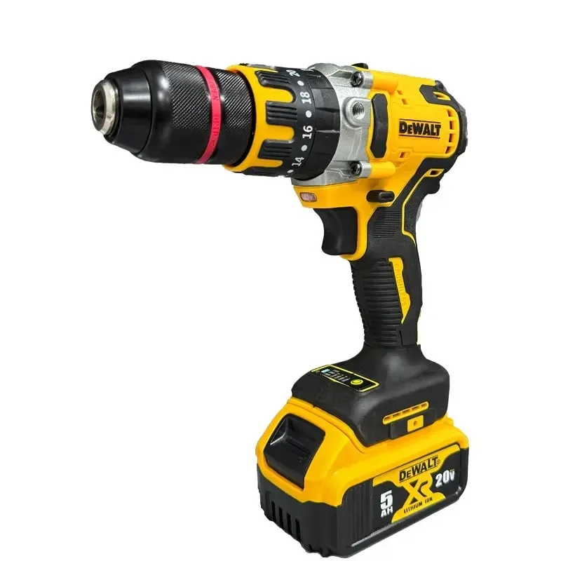 DEWALT 컴팩트 무선 드릴 드라이버, 브러시리스 모터, 전기 드릴 스크루드라이버, 가정용 충전식 전동 공구, DCD791, 18V