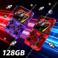 R36S Handheld Game Players 20000+ Games Portable Game Console 64/128GB Retro Games Emulators 3.5in IPS Screen Support Wholesale