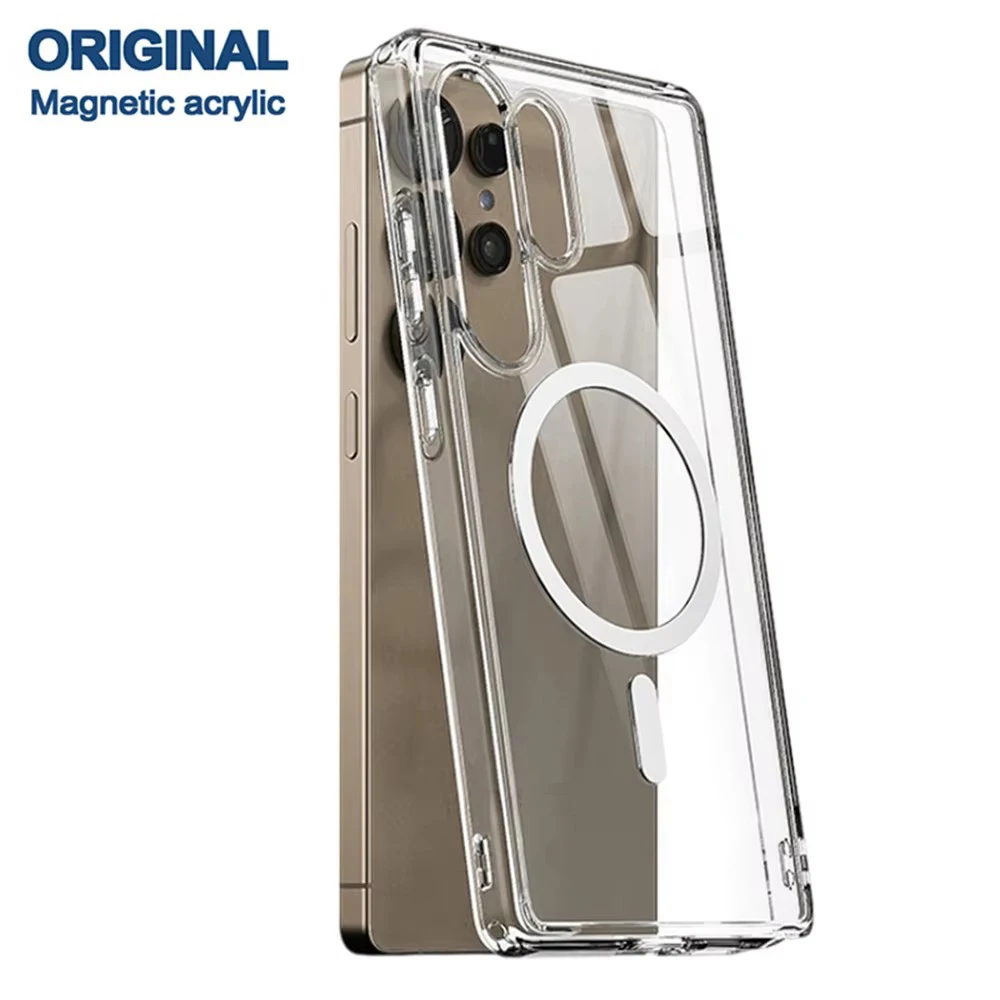 Magnetic Attraction Clear Case with MagSafe Magnet Cover
