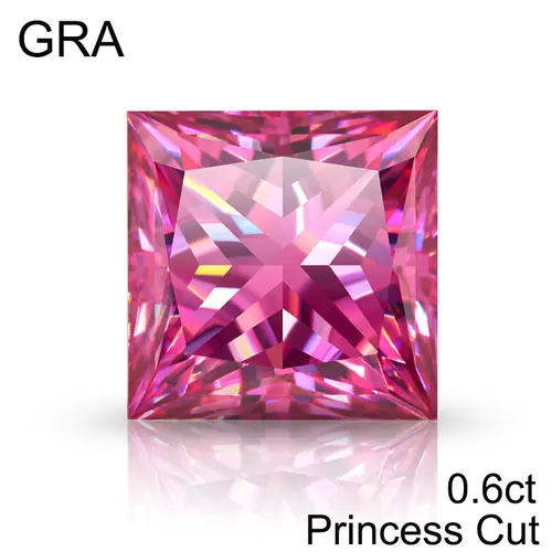 Pink Loose Moissanite 100% Real Lab Gemstone Stones For Women Jewelry Diamond Ring Material GRA Round/Pear/Emerald/Oval Cut - Image 37