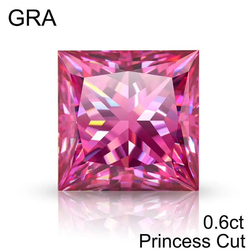 Pink Loose Moissanite 100% Real Lab Gemstone Stones For Women Jewelry Diamond Ring Material GRA Round/Pear/Emerald/Oval Cut - Image 37