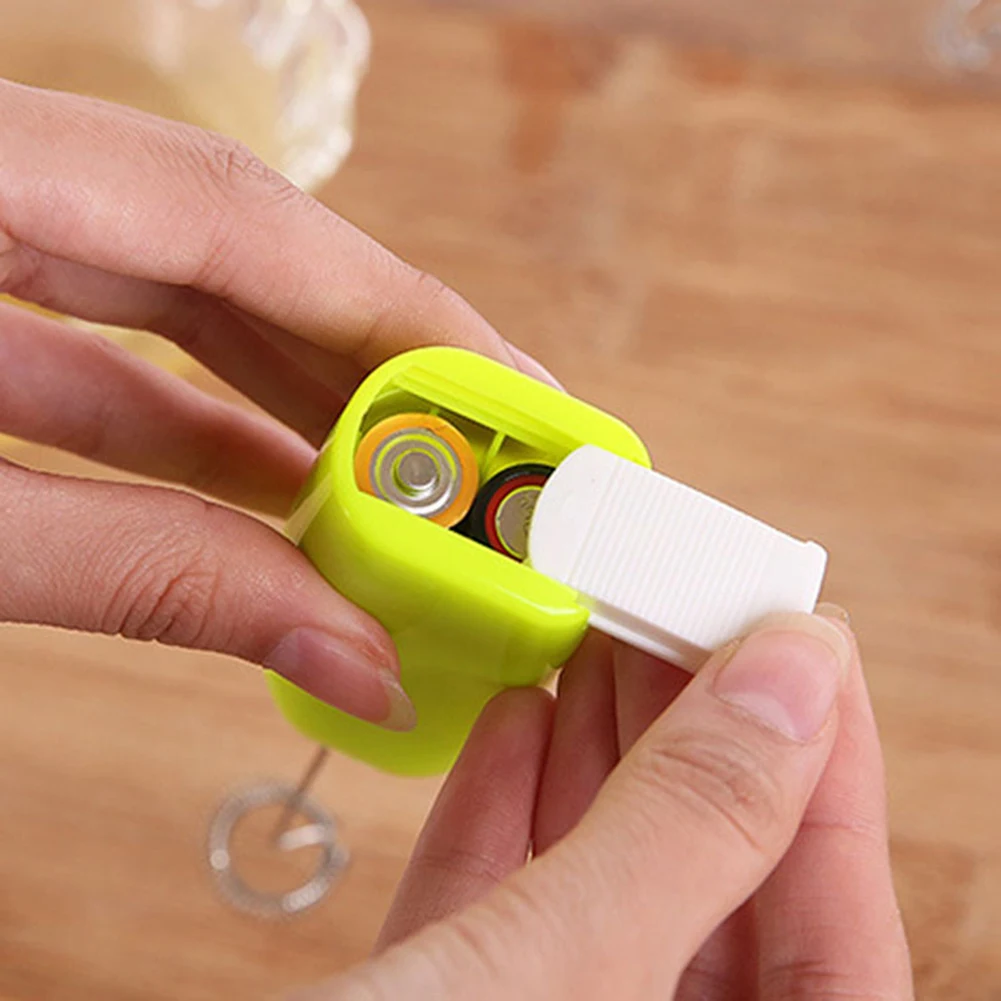 Mini Coffee Mixer Stainless Steel Electric Milk Frother Blender Handheld Milk Foam Maker Portable Convenient for Kitchen Gadgets